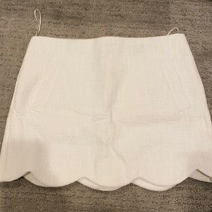 Scalloped top shop skirt